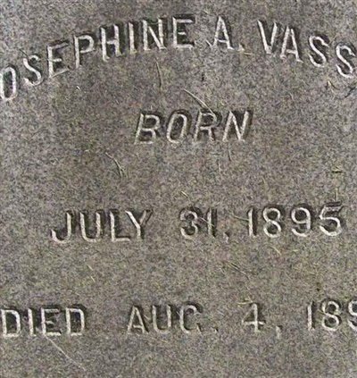Josephine S. Vassar on Sysoon
