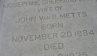 Josephine Sheppard Budd Metts on Sysoon