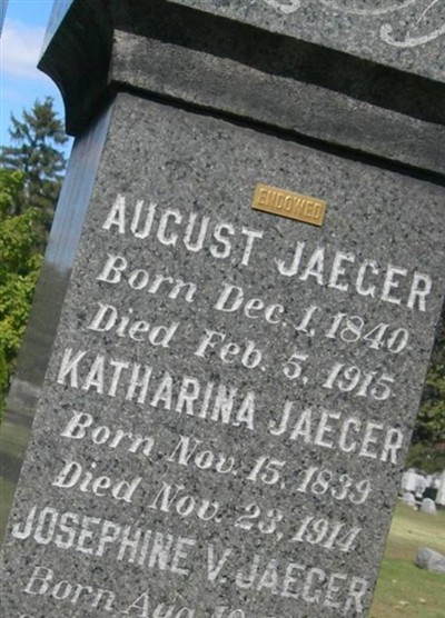 Josephine Veronica Linder Jaeger on Sysoon