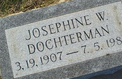 Josephine W. Dochterman on Sysoon