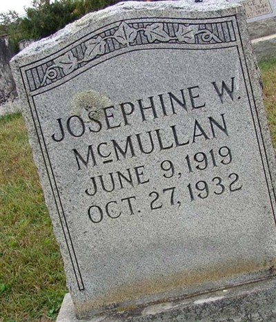 Josephine W. McMullan on Sysoon