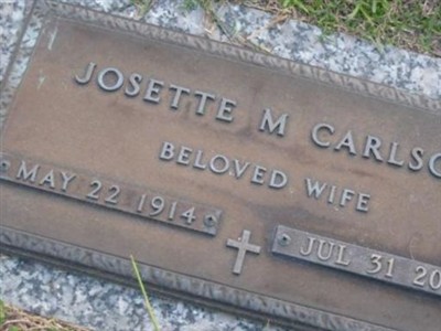 Josette M. Carlson on Sysoon