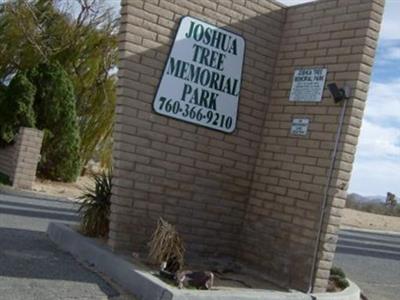 Joshua Tree Memorial Park on Sysoon