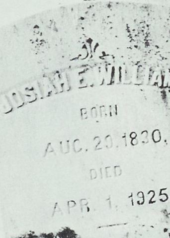 Josiah E. Williams on Sysoon
