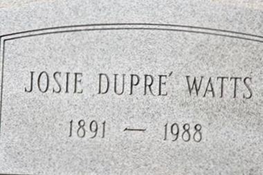 Josie Dupre' Watts on Sysoon