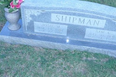 Josie McMahan Shipman on Sysoon