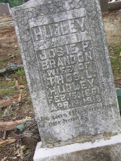Josie P. Brandon Hurley on Sysoon