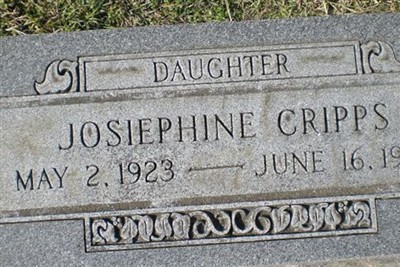 Josiephine "Jo" Cripps on Sysoon
