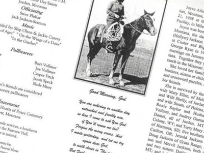 Joyce A. Ryan on Sysoon