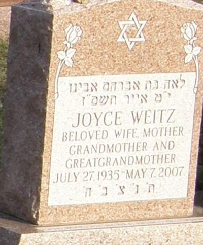 Joyce Cole Weitz on Sysoon