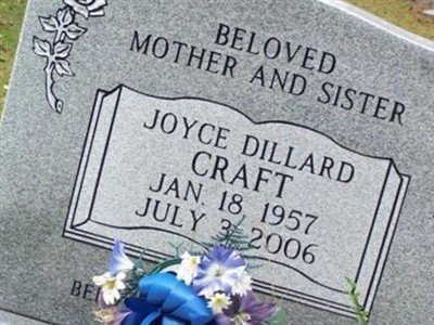 Joyce Dillard Craft on Sysoon