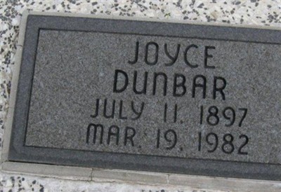 Joyce Dunbar on Sysoon