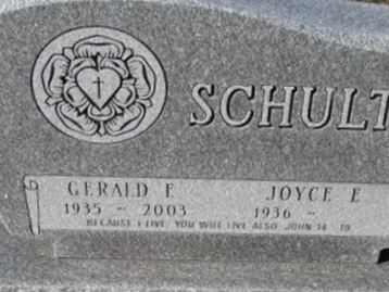 Joyce E Schultz on Sysoon