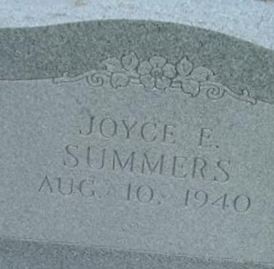 Joyce E. Summers on Sysoon