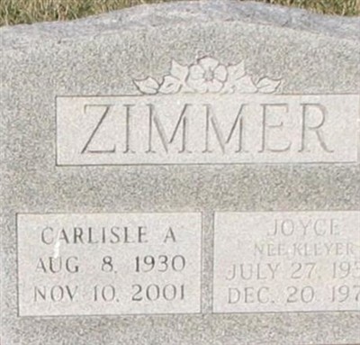 Joyce J Zimmer on Sysoon