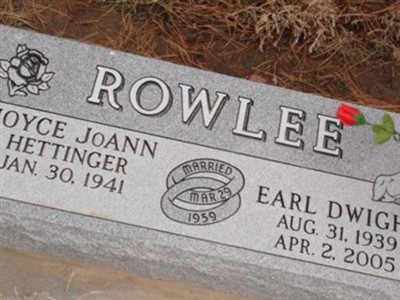 Joyce JoAnn Hettinger Rowlee on Sysoon