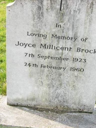Joyce Millicent Brock on Sysoon