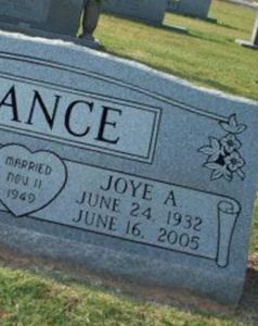 Joye A. Nance on Sysoon