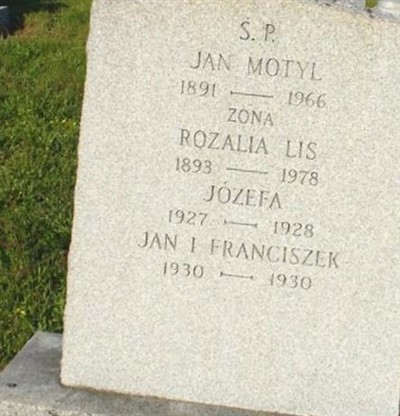 Jozefa Motyl on Sysoon