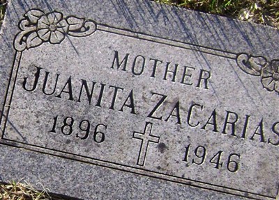 Juanita Alloa Zacarias on Sysoon
