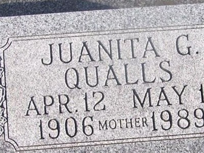 Juanita G Qualls on Sysoon