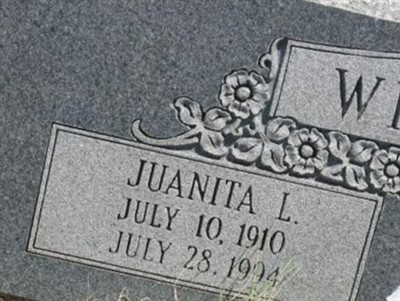 Juanita L. Williams on Sysoon
