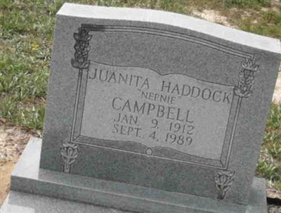 Juanita "Neenie" Haddock Campbell on Sysoon