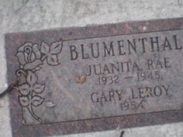Juanita Rae Blumenthal on Sysoon