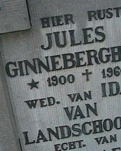 Jules Ginneberghe on Sysoon