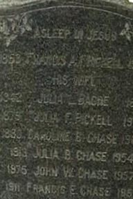 Julia A. Bache Pickell on Sysoon