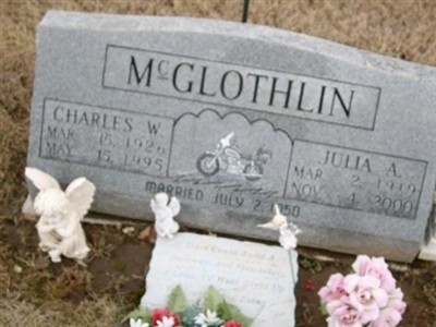Julia A. Baugh McGlothlin on Sysoon