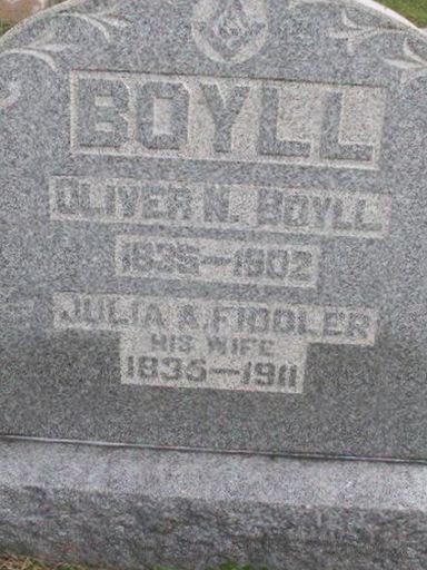 Julia A. Fiddler Boyll on Sysoon