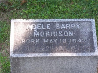 Julia Ann Adele Sarpy Morrison on Sysoon