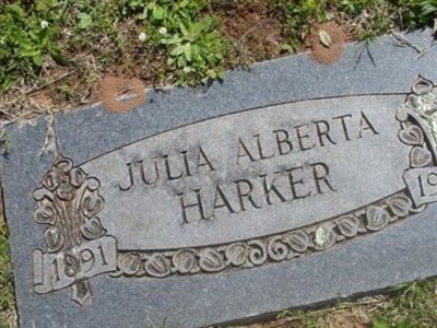 Julia Alberta Harker on Sysoon