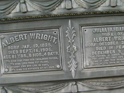 Julia Ann BARRY WRIGHT on Sysoon