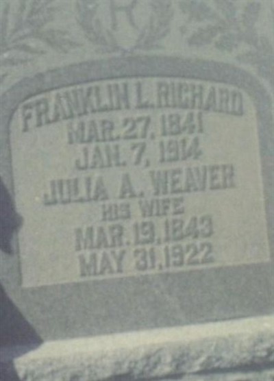 Julia Ann Weaver Richard on Sysoon