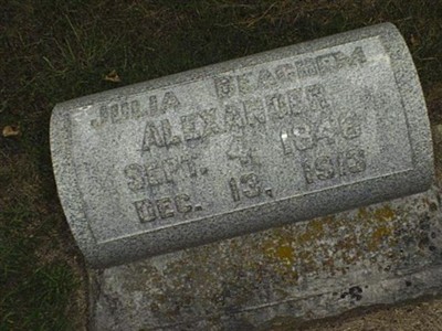 Julia Beacham Alexander on Sysoon