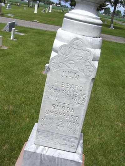 Julia Caroline Lemmon Hibbard on Sysoon