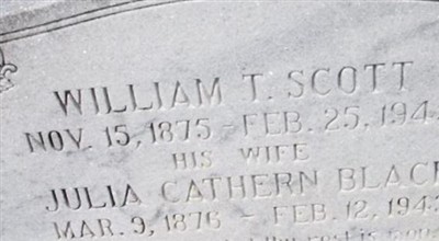 Julia Cathern Black Scott on Sysoon