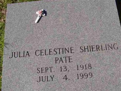 Julia Celestine Shierling Pate on Sysoon