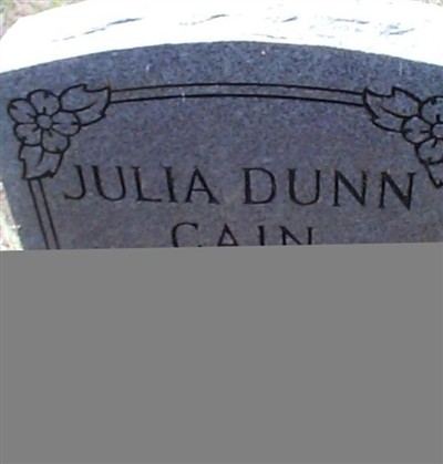 Julia Dunn Cain on Sysoon