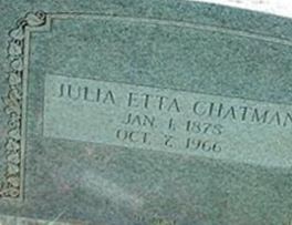 Julia Etta Chatman on Sysoon