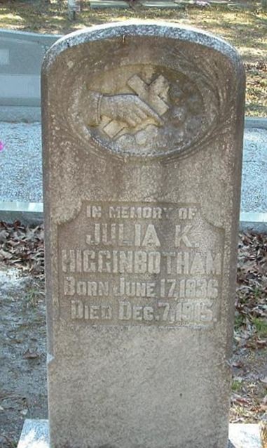 Julia K. Higginbotham on Sysoon