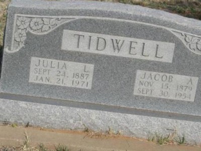 Julia L. Tidwell on Sysoon