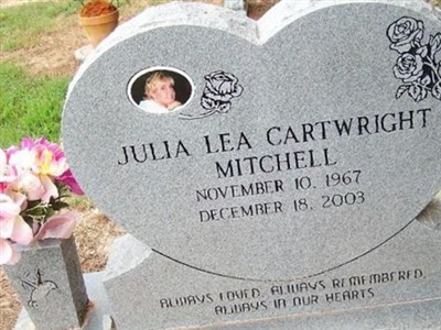 Julia Lee Cartwright Mitchell on Sysoon
