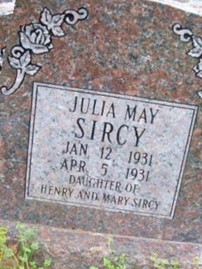 Julia May Sircy on Sysoon