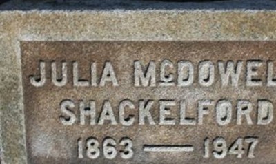 Julia McDowell Shackelford on Sysoon