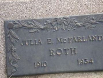Julia McFarland Roth on Sysoon