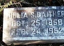 Julia S. Gaither on Sysoon