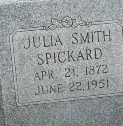 Julia Smith Spickard on Sysoon